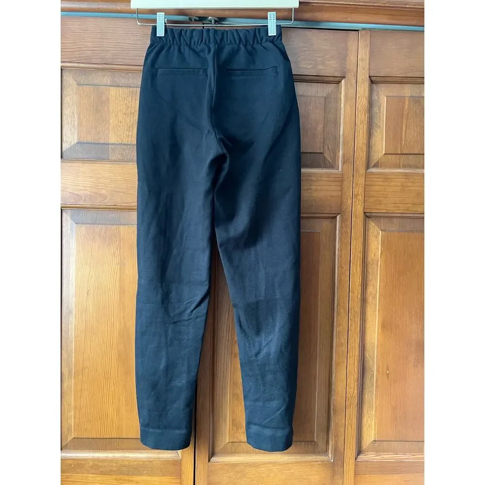 NWT Everlane Women's The Dream Ankle Pant Tapered Leg Minimalist Black Size XXS